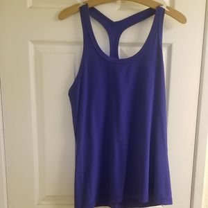 Blue LULULEMON Workout Tank
